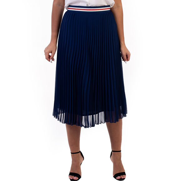 Network Skirt Women Navy - Picture 3 of 5